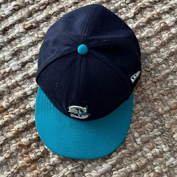 New Era-Seattle Mariners-Authentic Collection Alt 59FIFTY Fitted-NWOT-7 1/2 - Picture 2 of 6